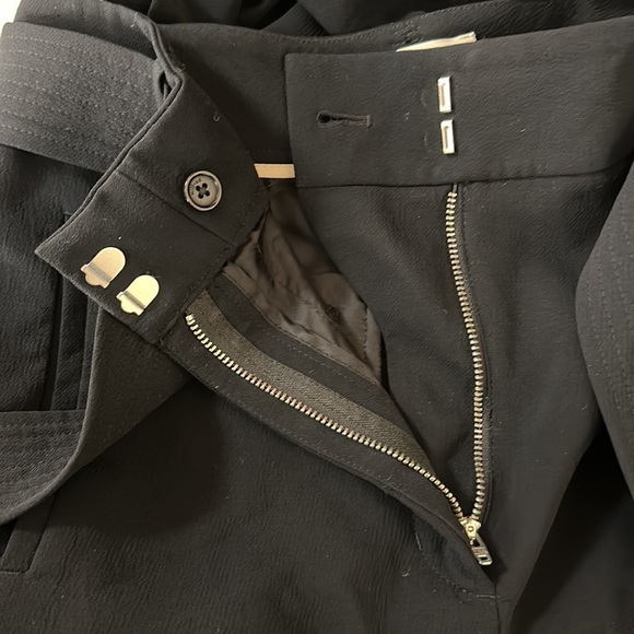 🔥🔥🔥Aritzia Wilfred Tie Waist Black Trousers Pants - Picture 5 of 8